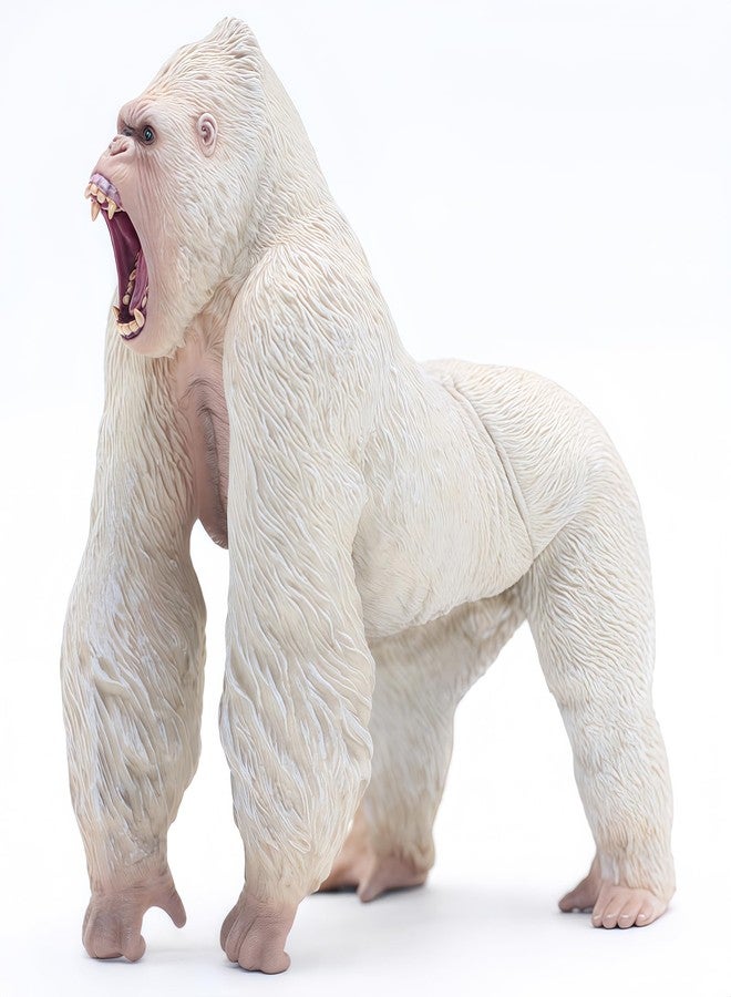 Higherbros Gorilla Toys Action Figure Rampage Gorilla Fight Mode Gorilla Ape Solid Wild Animal Figurines for Role Playing Story Telling Toy - Image 1